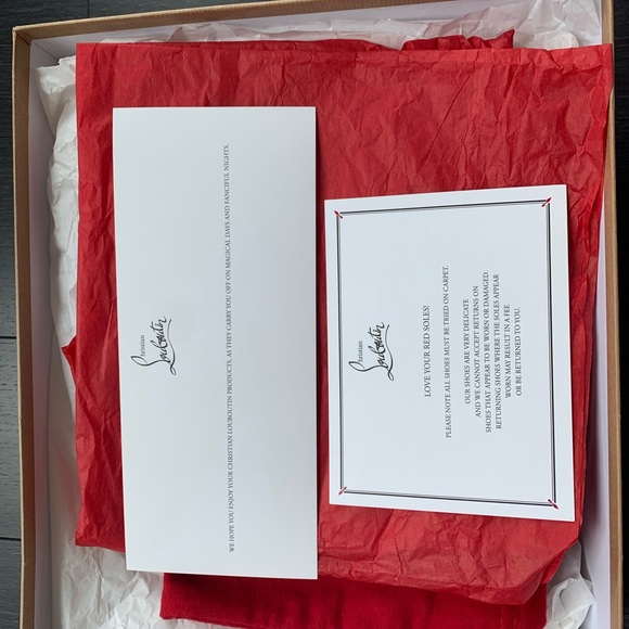 CHRISTIAN LOUBOUTIN CROSS ME HEELS (NEW) - Picture 11 of 12